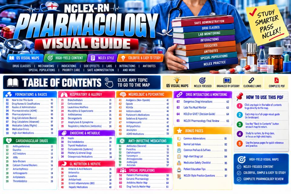 Pharmacology Visual Guide
