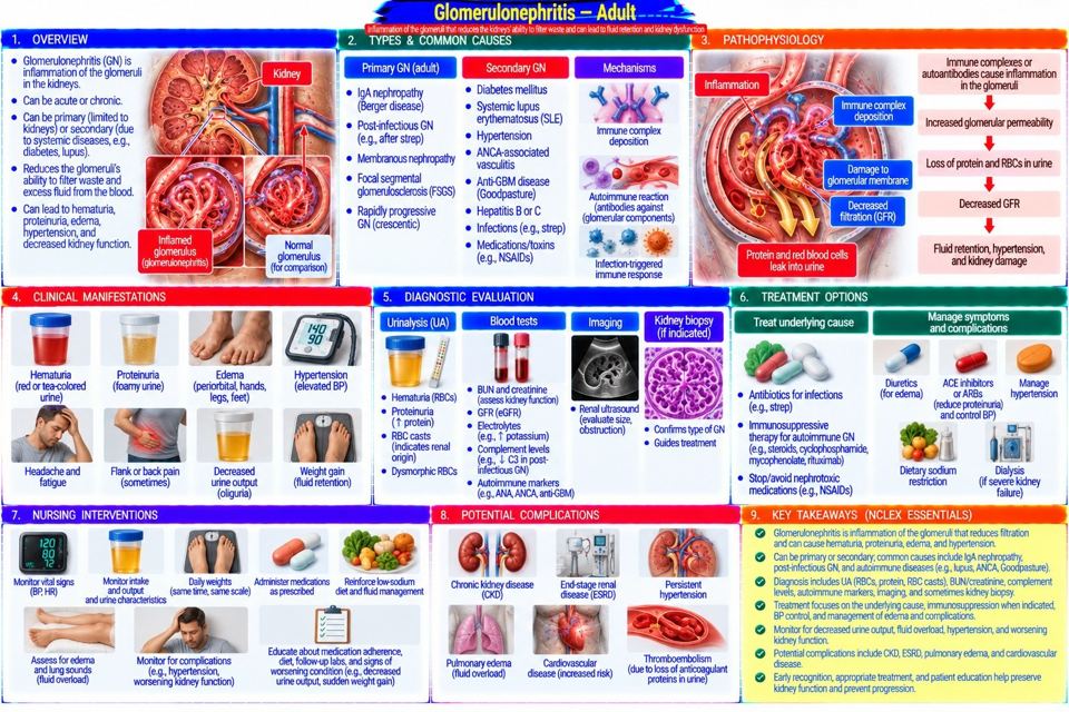 NCLEX mind map — sample 6