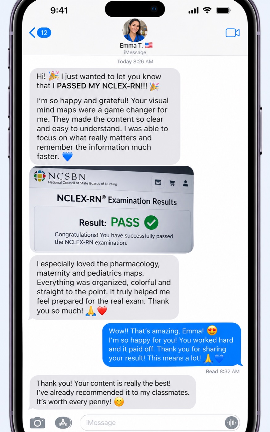 Illustrative student message mockup 1